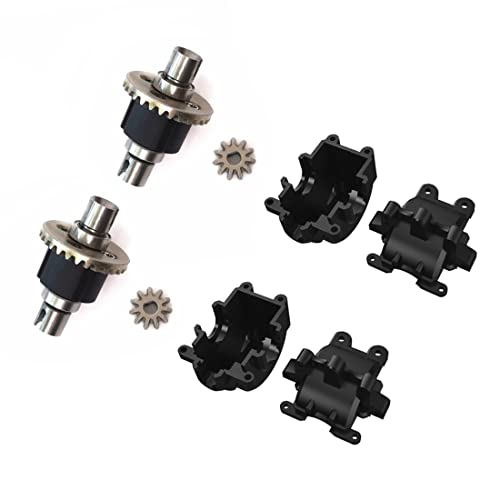 zabeto 2 Set Metall Differential und Getriebe für SG1603 SG1604 SG1605 UD1601 UD1602 UD1603 1/16 RC Car Upgrades Teile von zabeto