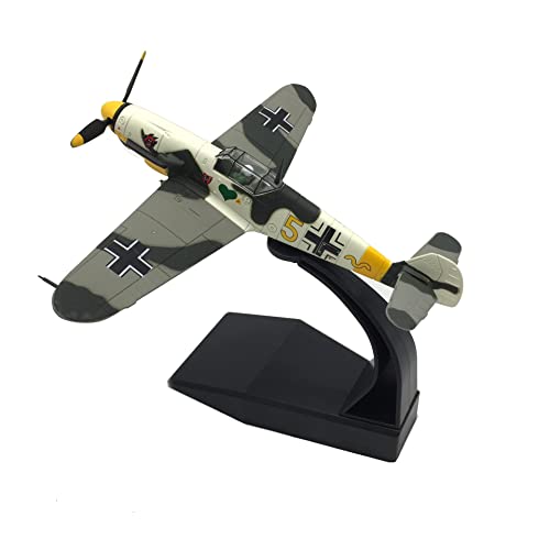 zalati Kampfflugzeug 1:72 Kampfflugzeug mit Display-Ständer Halter für Deutschland Kolbenmodell BF-109 Flugzeug Dekor Geschenke Spielzeug ab 14 Jahren von zalati