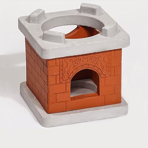 zalati Puppenhaus Hot Stove Miniatur Gips-Küchenausstattung Modell für die Präsentation von Heimstil Dekoration von zalati