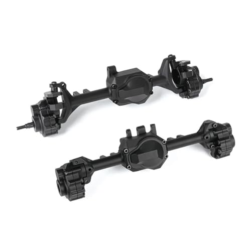 Integriertes Front- und Heckportalachsengehäuse aus Metall, for Traxxas for TRX4 for TRX-4 1/10 RC Car Upgrades Zubehör(Color:Black) von zhangZR