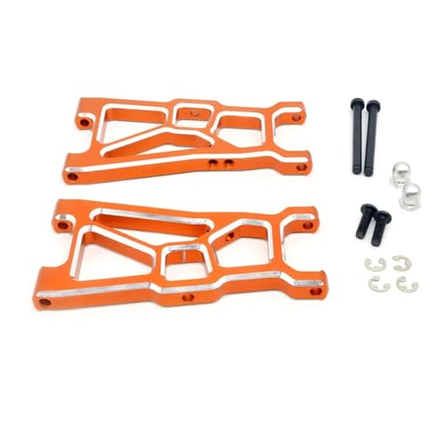 zhangZR 4 Stück Metall-Vorder- und Hinterradaufhängungsarm 7597 7598, for ZD Racing DBX-10 DBX10 10421-S 9102 1/10 RC-Auto-Upgrade-Teile(F) von zhangZR