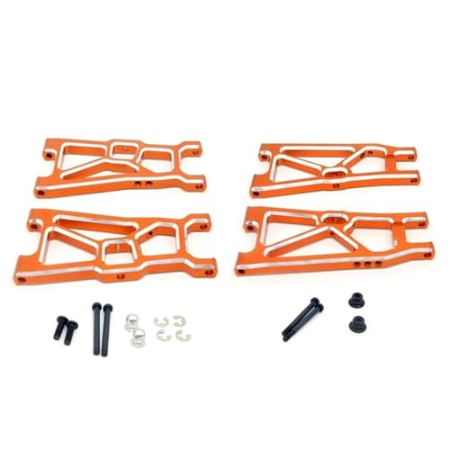 zhangZR 4 Stück Metall-Vorder- und Hinterradaufhängungsarm 7597 7598, for ZD Racing DBX-10 DBX10 10421-S 9102 1/10 RC-Auto-Upgrade-Teile(FR) von zhangZR