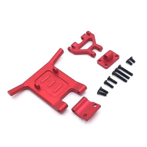 zhangZR Frontstoßstange aus Metall, for 1/12 1/14 for Wltoys 144001 144002 124016 17 18 19 RC-Auto-Upgrade-Teile(Color:Red) von zhangZR