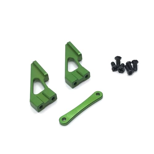 zhangZR Metal Tail Wing Mount Tail Fixed Bracket, Shock Tower, Lenkgruppe, for Wltoys 104001 1/10 RC Car(Tail Wing Green) von zhangZR