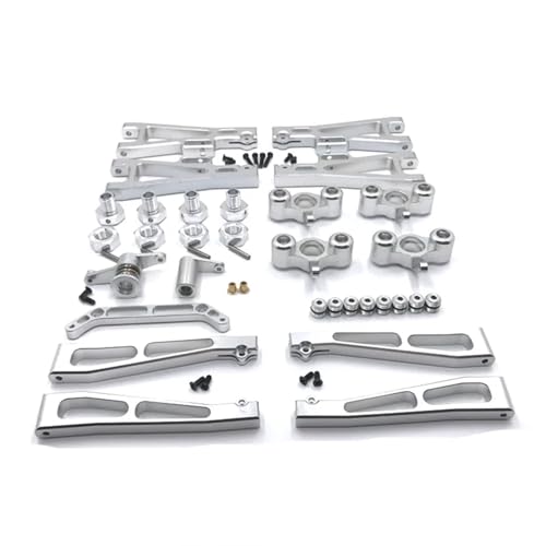 zhangZR Metall-Komplettset, Montageteile, for JLB Racing for CHEETAH 1/10 Brushless RC Car Parts Zubehör(Silver) von zhangZR