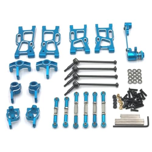zhangZR Metall-Upgrade-Zubehör-Modifikationskits, for 1/14 LC RACING EMB-1H/T/DTH/MTH/LC12B1 RC-Car-Upgrade-Teile(Blue) von zhangZR