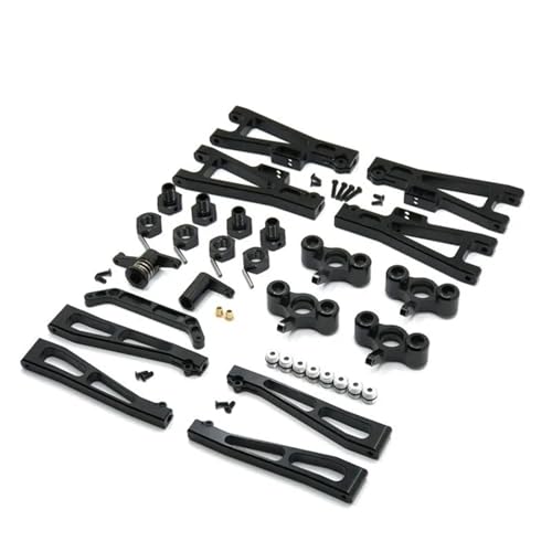 zhangZR RC Auto Upgrade Zubehör, for JBL 1/10 J3 RC Autoteile Metall Modifikation Zubehör Kits Zusammenfassung(Black) von zhangZR