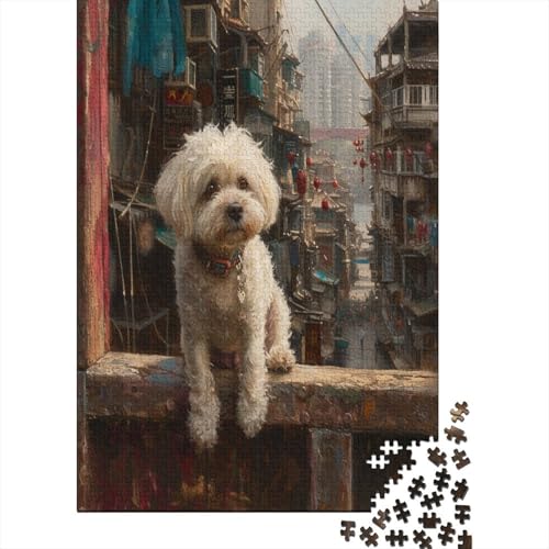 Shih Tzu. 1000 Teile Puzzle Für Erwachsene, Hochwertige Recycelbare Materialien Und Druck Puzzlespiel, Familienspiel, Geschenk Für Liebhaber Oder Freunde Puzzel 1000pcs (75x50cm) von zhouzshan