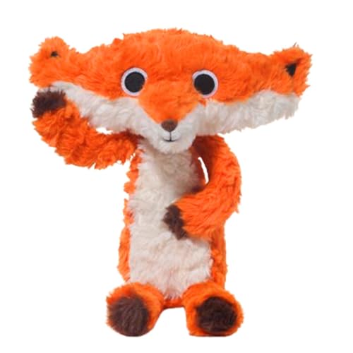 znutc Fuchs Stofftier,Fuchs Plüschtier,Lustiges Fuchs-Stofftierspielzeug | Bequemes Kuscheltier zum Sammeln, süßes weiches Stofftier für Kinder und Erwachsene von znutc