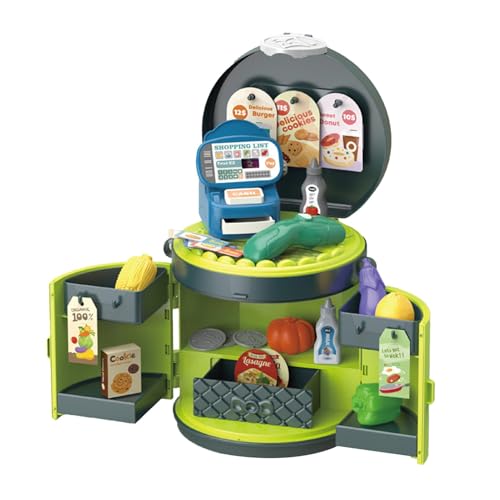 znutc Kleinkind-Kochen-Spielset, Küchenzubehör - Rollenspiel-Anziehspielzeug-Make-up | Helle und farbenfrohe pädagogische Spiel-Essenssets für Kinder ab 3 Jahren von znutc