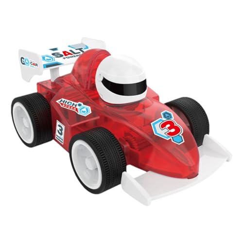 znutc Rennauto-Spielzeug für Kinder, Salzwasserauto - Spielzeugauto mit Salzwassermotor,Von Schülern ab 5 Jahren handgefertigtes Rennauto, technisches Rennauto-Lernspielzeug von znutc
