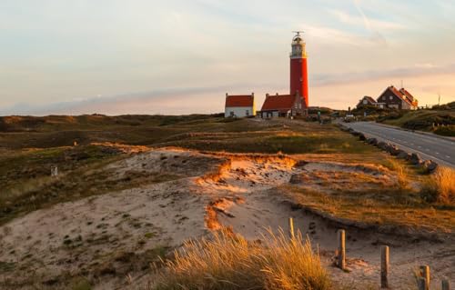 1000-teiliges Puzzle für Erwachsene, Sandstrand-Leuchtturm-Puzzle, 38 x 52 cm von znwrr