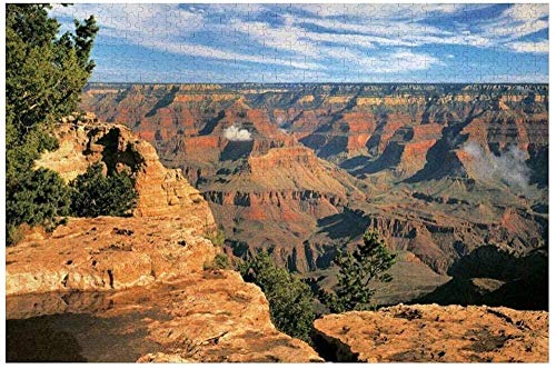 2000-teiliges Puzzle Grand Canyon South Rim, großes Puzzlespiel für Erwachsene und Jugendliche, 70 x 100 cm von znwrr