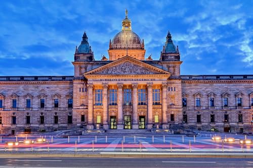 Klassische Puzzles 1000 Teile Leipzig Sachsen Deutschland Gerichtsgebäude 26x38CM von znwrr