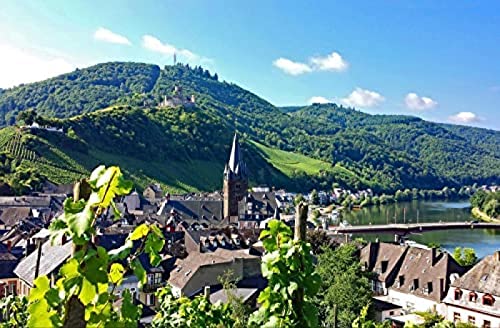 Mosel-Puzzle, 2000 Teile, Reise-Puzzle, Puzzle-Aufbewahrung: Karton und wiederverschließbarer Beutel, Puzzle-Maße: 70 x 100 cm von znwrr