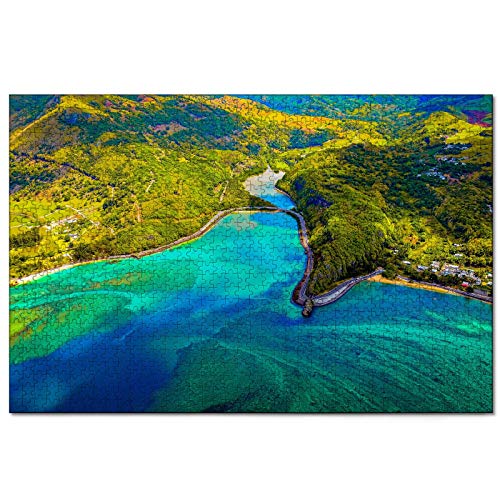 Puzzles Mauritius 1000-teiliges Puzzle für Erwachsene und Familien, Reisegeschenk, Souvenir, 50 x 70 cm von znwrr