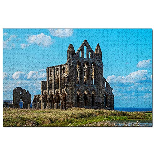 UK England Whitby Abbey Puzzle, 2000 Teile, Spielkunstwerk, Reisesouvenir, 70 x 100 cm von znwrr