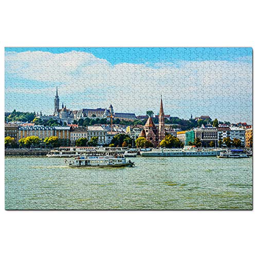 Ungarn Castle Hill Budapest Puzzle 1000 Teile Spielkunstwerk Reisesouvenir Holz 26x38CM von znwrr