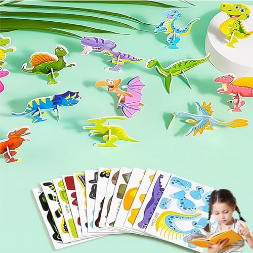 Educational 3D Cartoon Puzzle, 2024 New 3D Puzzles for Adults and Kids (#03) von zoocco