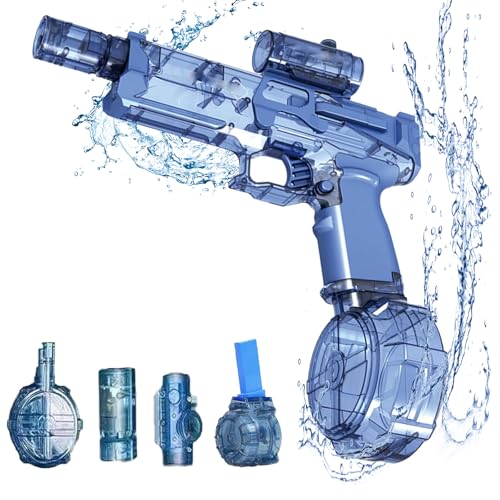 Ultimate Battle Blaster, Long Range Ultimate Battle Blaster with Interactive Lighting for Summer Outdoor Beach Swimming Pool Party (Blue) von zoocco