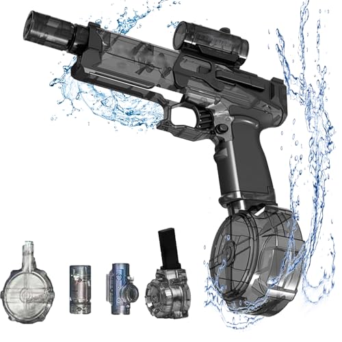 Ultimate Battle Blaster, Long Range Ultimate Battle Blaster with Interactive Lighting for Summer Outdoor Beach Swimming Pool Party (Grey) von zoocco