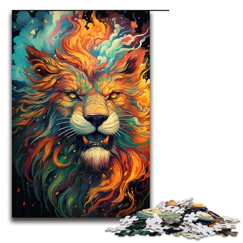 1000 teiliges Puzzle Lernspiele farbenfrohe psychedelische Tier und Tier Puzzles für Erwachsene Holzpuzzle für Familienspaß und Spieleabende 75 x 50 cm 1000 teiliges Puzzle Lernspiele farbenfrohe psychedelische Tier und Tier Puzzles für Erwachsene Holzpuzzle für Familienspaß und Spieleabende 75 x 50 cm von zouxangzz