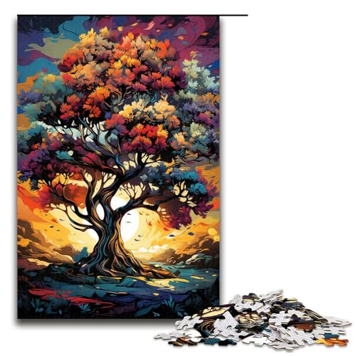 Puzzle für Erwachsene 1000 Teile farbenfrohe psychedelische Farbe von Olivenbaumblumen Familien Holzpuzzle Lernspiel Herausforderungsspielzeug 75 x 50 cm Puzzle für Erwachsene 1000 Teile farbenfrohe psychedelische Farbe von Olivenbaumblumen Familien Holzpuzzle Lernspiel Herausforderungsspielzeug 75 x 50 cm von zouxangzz