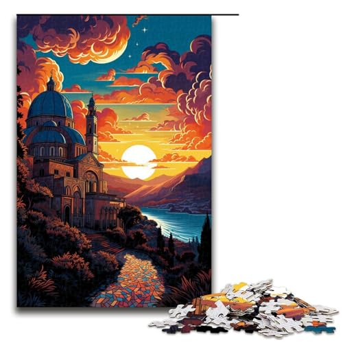 Puzzle für Erwachsene farbenfrohe Psychedelia an der Amalfiküste 1000 Teile Holzpuzzle für Kinder ab 14 Jahren anspruchsvolles Spiel 75 x 50 cm Puzzle für Erwachsene farbenfrohe Psychedelia an der Amalfiküste 1000 Teile Holzpuzzle für Kinder ab 14 Jahren anspruchsvolles Spiel 75 x 50 cm von zouxangzz