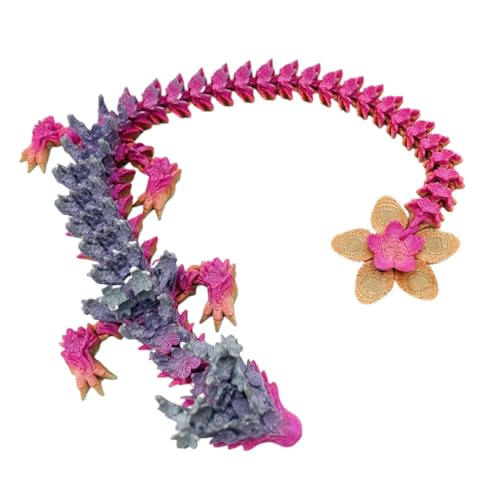 -gedruckter beweglicher Drache, bewegliche flexible Gelenke, Drachenspielzeug, flexibler Drachenornament, -gedrucktes Drachenspielzeug, Drachen-Gelenkmodell, flexibler -gedruckter Drache, von zwxqe