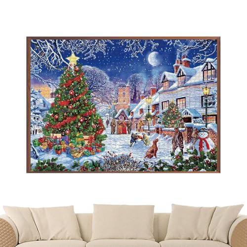 Jigsaw, Christmas Jigsaw Puzzles 1500 Pieces – Festive Home Party Puzzle Toy for Adults, Family Game for Christmas, and Decorative Wall Art, Home Wall Decor von zwxqe