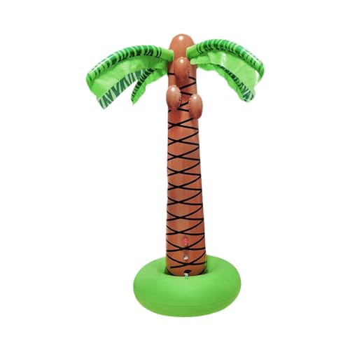 Aufblasbare Palme | Aufblasender Palmensprinkler | Tropischer Strand-Palmensprinkler, Palmen-Hinterhofsprinkler für Kinder, Perfekter aufblasbarer Baum für die Tropische Hawaii- -Dekoration im Som von zwxqe