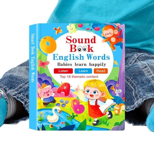 Baby Sound Books - Lernspielzeug Mit Ton Für Kleinkinder,Elektronisches Spielzeug Mit Sprachfunktion Und Sensorik Für Kinder Zum Lesen Lernen Baby Sound Books - Lernspielzeug Mit Ton Für Kleinkinder,Elektronisches Spielzeug Mit Sprachfunktion Und Sensorik Für Kinder Zum Lesen Lernen von zwxqe