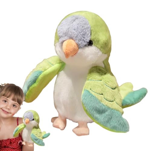 Bird Parrot Hand Puppet Toy, Funny Stuffed Toy, Plush Role Play Figure, 7.87 inches Interactive Storytelling and Teaching Puppet for Kids, Boys, and Girls von zwxqe