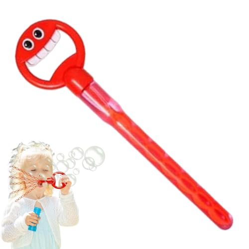 Bubble Wands for Kids, Smiling Face Bubble Maker with 5 Claws, Refill Party Favor, Small Fun Outdoors Activity, Lightweight Toys for Birthday Celebrations von zwxqe