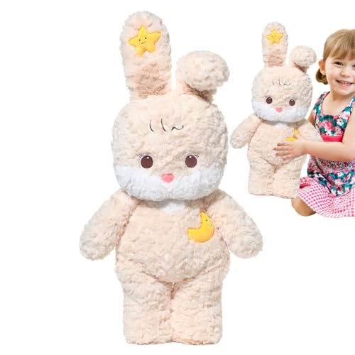 Bunny Rabbit Stuffed Animal, Cuddly Plush Bunny Toy, Huggable Rabbit Stuffed Doll, Soft Bunny Plush Toy, Kids Plush Rabbit Toy, Adorable Stuffed Bunny, Plush Animal for Children, Snuggly Bunny Plush von zwxqe