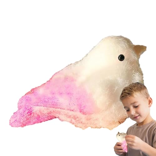 Cute Little Bird Squeeze Fun Toy, Realistic Bird Shape Kid Squeeze Toys, Pinch Sensory Toys for Adults, Slow Rebound Pinching Toys, Fun Desktop Ornament for Girls, , and Adults von zwxqe