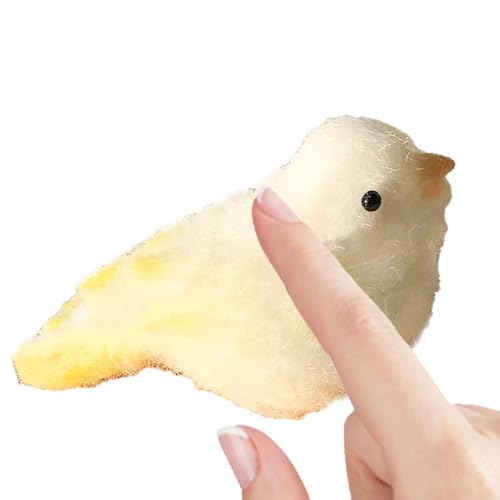 Cute Little Bird Squeeze Fun Toy, Realistic Bird Shape Kid Squeeze Toys, Pinch Sensory Toys for Adults, Slow Rebound Pinching Toys, Fun Desktop Ornament for Girls, , and Adults von zwxqe