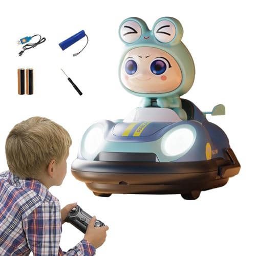 Ejector RC Car, RC Bumper Car for Kids, Rechargeable RC Bumper Car, Remote-Controlled Speed Car, Music and Light Bumper Car, RC Ejecting Car, Rechargeable RC Toy Car, Speed Bumper Car with Light, Remo von zwxqe