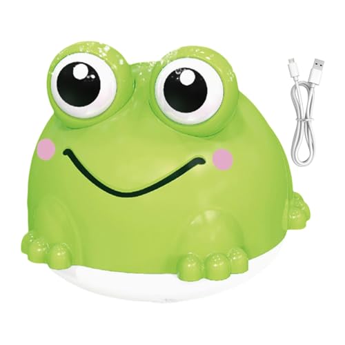 Frog Baby Bath Toys, Automatic Sprinkler Water Fountain, 4.41x3.94x3.74 inches Sensor-Activated Bathtub and Pool Shower Toy with Flashing Colorful Lights for Baby Fun von zwxqe