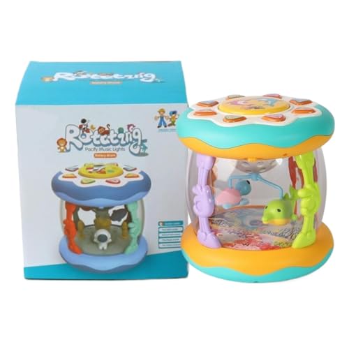 Kid Clap Drum, Cute Sea Animals Hand Drums with Lights and Music, Kids Music Drum with Lights, Sensory Drum Musical Instruments, Educational Kid Music Toys for Birthday, Christmas von zwxqe