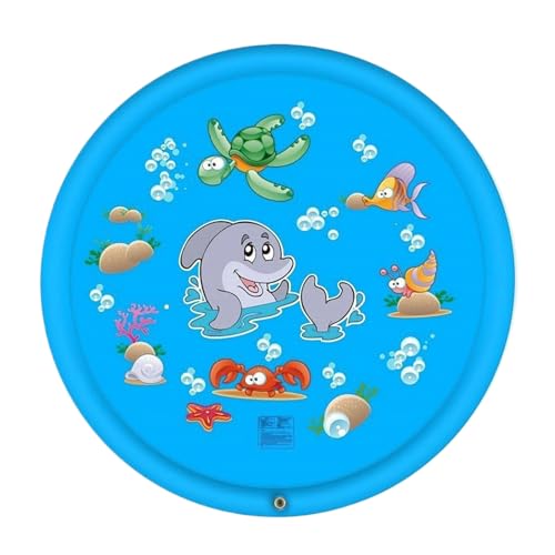 Kids Water Pad, Cartoon Water Mats, Interactive Sprinkler Play Pads, Non-Slip Splash Mat, Fun Outdoor Toy for Lawn Patio Beach Park Birthday Summer Party Activities, PVC Kids Water Pad, Cartoon Water Mats, Interactive Sprinkler Play Pads, Non-Slip Splash Mat, Fun Outdoor Toy for Lawn Patio Beach Park Birthday Summer Party Activities, PVC von zwxqe