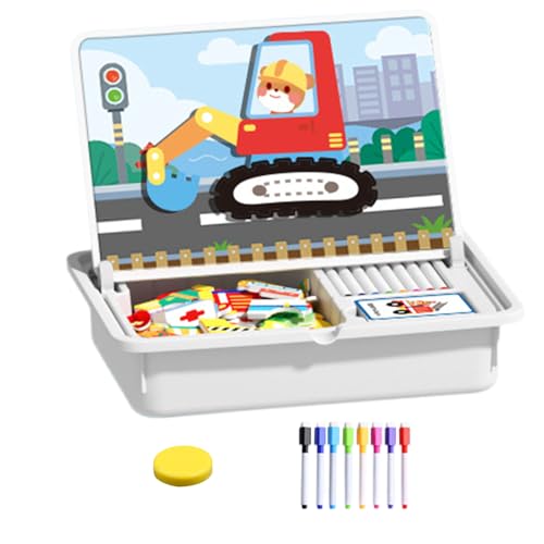 Magnetisches Puzzle Für Kinder | Pädagogisches Lernspiel Doppelseitig,Mädchen Spiel Gesicht Anziehen Zuordnungsspiel - Für Reise Kindergarten Weihnachten Geschenk Magnetisches Puzzle Für Kinder | Pädagogisches Lernspiel Doppelseitig,Mädchen Spiel Gesicht Anziehen Zuordnungsspiel - Für Reise Kindergarten Weihnachten Geschenk von zwxqe