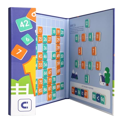 Mathe Lernspielzeug, Mathematische Symbole Zahlen Brettspiel, Kognitives Lernspiel Reisespiel Für Kinder Ab 3 Jahre Mädchen Junge Vorschule Kindergarten Mathe Lernspielzeug, Mathematische Symbole Zahlen Brettspiel, Kognitives Lernspiel Reisespiel Für Kinder Ab 3 Jahre Mädchen Junge Vorschule Kindergarten von zwxqe