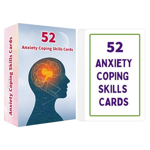 Mental Health Karten - 52 Karten doppelseitiges geistiges Kartenspiel - Lernspielzeug für Büro Zuhause Schule Soziale Situationen - Arbeit Schule Mental Health Karten - 52 Karten doppelseitiges geistiges Kartenspiel - Lernspielzeug für Büro Zuhause Schule Soziale Situationen - Arbeit Schule von zwxqe