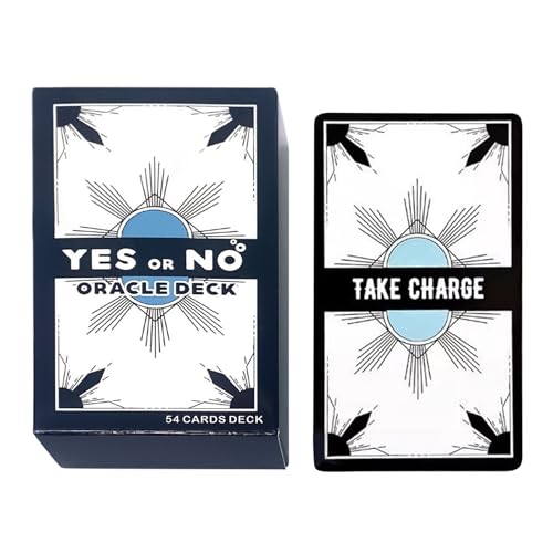 Oracle Tarotkarten, Tarot-Deck für Ja- oder Nein-Antworten, tragbares Wahrsagungswerkzeug, intuitiver Ritualführer für Frauen, Männer, Reisen, Couchtisch, Meditation und Selbstreflexion Oracle Tarotkarten, Tarot-Deck für Ja- oder Nein-Antworten, tragbares Wahrsagungswerkzeug, intuitiver Ritualführer für Frauen, Männer, Reisen, Couchtisch, Meditation und Selbstreflexion von zwxqe