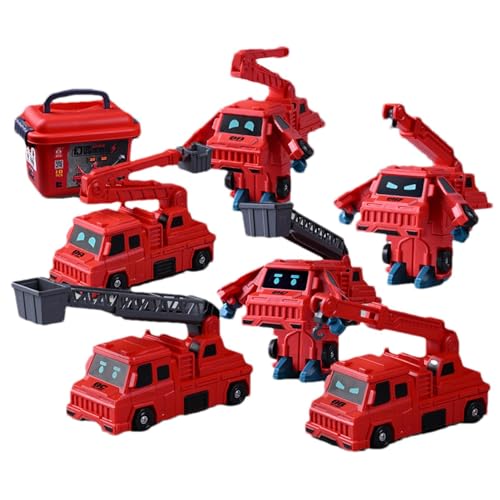 Roboter Verwandeln | Magnetisches Roboterspielzeug | Roboterauto-Puzzlespielzeug, Pädagogisches Stammspielzeug Für Kinder, Verwandelndes Puzzlespielzeug Für Jungen Und Mädchen, Magnetisches Roboterspi von zwxqe