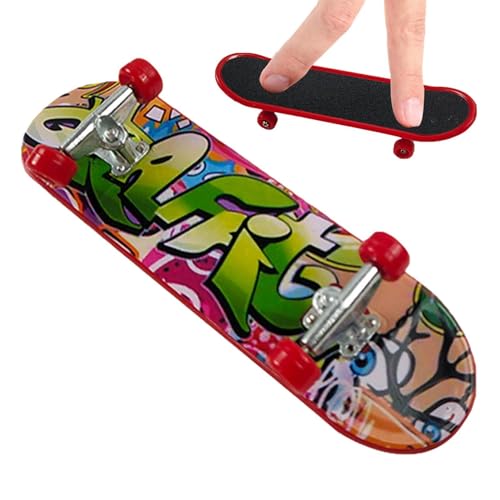 Skateboard-Sammelspielzeug | Skateboard Fingerspielzeug | Mini-Skateboard-Modell, Skateboard-Ausstellungsmodell, kreatives Spielzeug mit rutschfester Vorderseite, einzigartiges Kinderprodukt für Kinde von zwxqe