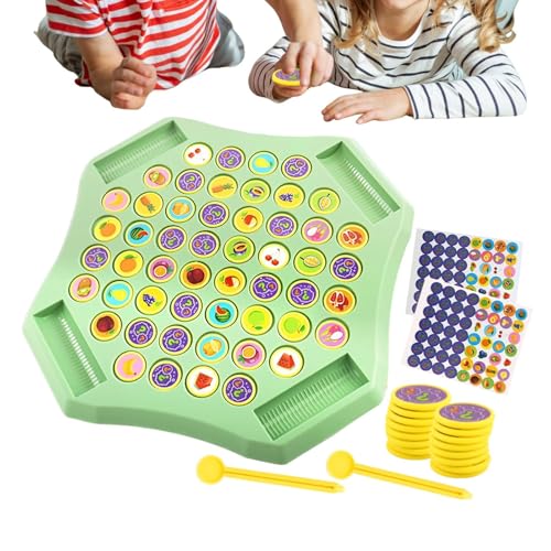 Speicherschachspiel - Obstkartenbrett für Gehirntraining, interaktives Bildungsspielzeug mit logischem Denken, Rätsel für Kinder Erwachsene Home School Klassenzimmer Party Desktop Speicherschachspiel - Obstkartenbrett für Gehirntraining, interaktives Bildungsspielzeug mit logischem Denken, Rätsel für Kinder Erwachsene Home School Klassenzimmer Party Desktop von zwxqe