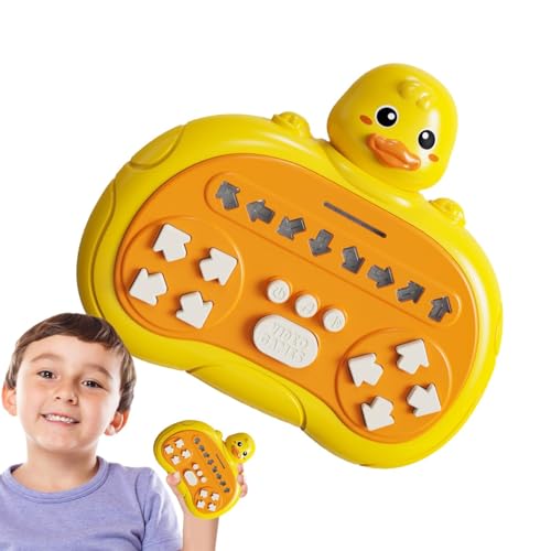 Sturdy Fast Push Game, Small Pop Toys Handheld Games Heavy Duty Cute Shape Push Bubble Game, Portable Light Up Push Bubble Game 11x12.7cm/4.33x5 for Kids Random Colors von zwxqe