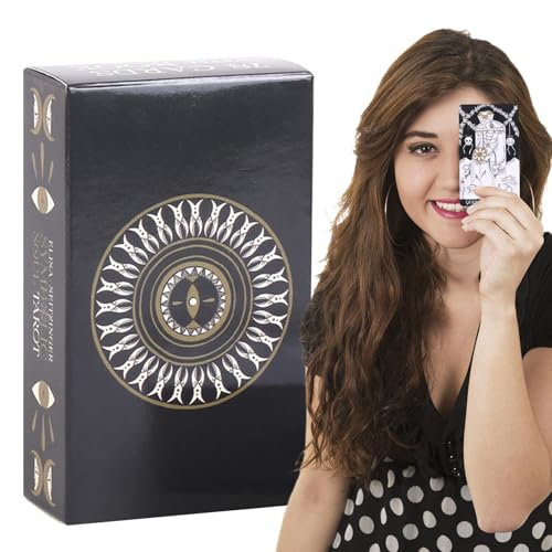 Symbolisches Herz-Tarot, Unterhaltungs-Orakelkarten, Tarot-Deck für Wahrsagung, Schicksals-Wahrsagung Tarotkarten, Symbolisches Herz-Tarot Deck, Orakel-Karten für Familienspiele, Tarotkarten für von zwxqe